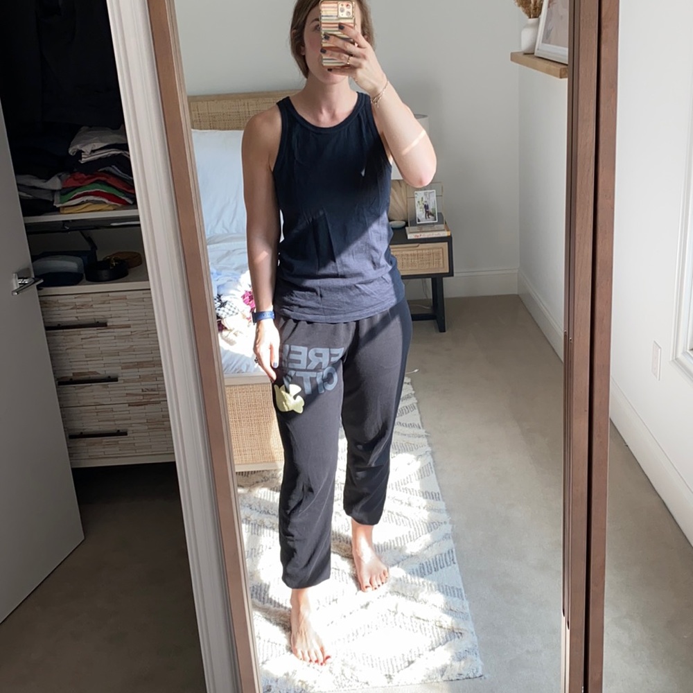 J. Crew racerback black tank